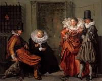 Buytewech, Willem Pietersz - Dignified Couples Courting